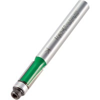 Silver Trend guided trimmer with a green section, 6.35mm diameter, 12.7mm length, cylindrical shape.