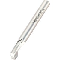 Silver Trend helical plunge cutter, 10mm diameter, cylindrical shank, spiral flutes, engraved branding.