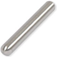 Stainless steel rod, 100mm length, cylindrical with rounded ends, by Trend.