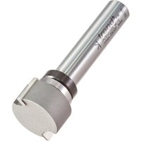 Trend intumescent cutter, silver cylindrical body, flat cutting edge, engraved branding, 15mm x 4mm x 27.05mm.