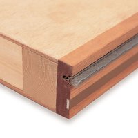 Trend intumescent cutter set with 25mm x 40mm dimensions, featuring a wooden block with a visible metal strip.