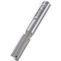 Silver Trend Leigh dovetail cutter with cylindrical shank and sharp angled cutting edges.