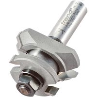 Silver Trend Matchlining Bearing Guided Router Cutter with dual blades and cylindrical shank.