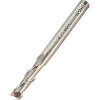 Trend Mini 3.96mm end mill, silver, spiral fluted design, for wood/acrylic/ABS, model 4400B150, single piece.