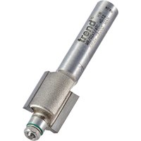Silver Trend Mini Guided Rebate Router Cutter with cylindrical shank and precision cutting edge.