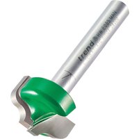 Trend Ogee Panel cutter, silver shaft, green body, 3.2mm radius, single piece, model C108X1/4TC.