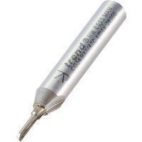 Trend silver flute cutter, 1.5mm diameter, 6mm cut length, with engraved branding on cylindrical body.