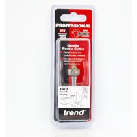 Trend Ovolo Panel Veining Cutter with 6mm radius, silver with red packaging, includes 1/4" shank and TC tips.