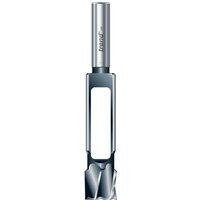 Trend Plug Maker Match 3/8 Inch, silver steel with sharp cutting edges and cylindrical shank.