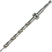 Trend 9.5mm pocket hole drill bit with quick release shank, featuring a spiral flute and hexagonal end.