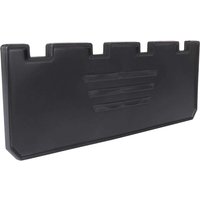 Black Trend Pro Storage Box 200 Divider with notched top edge and embossed logo on the front.