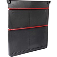 Black Trend Pro Storage Box 450 Divider Pair with red accents and rectangular shape.