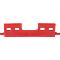 Red Trend Pro Storage Connector with rectangular cutouts and side tabs.