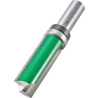 Trend profiler cutter, 19.1mm diameter, 50mm cut, silver body with green center, cylindrical shape.