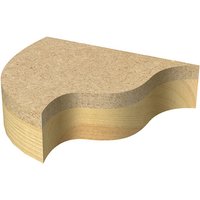Router bit with 19.1mm diameter and 50mm cut, featuring a curved edge design, by Trend.