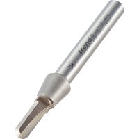 Trend silver router bit, 2.4mm radius, 4.8mm diameter, cylindrical shank with engraved branding.