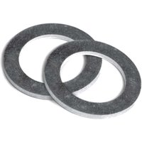 Gray circular Trend reducing ring saw blade washers with textured surface and central hole.