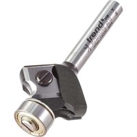 Trend Rotatip Bevel Trimmer, silver shaft, black bevel head, bearing guided, engraved logo on shaft.