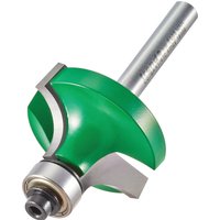 Green Trend rounding over bit with 11.1mm radius, silver shank, and sharp cutting edges.