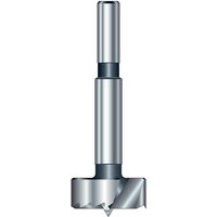 Silver Trend Forstner bit, 1-inch diameter, short series, with sharp cutting edges and cylindrical shank.