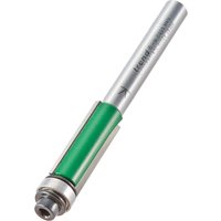 Silver Trend self-guided trimmer with green casing, 9.5mm diameter, featuring a cylindrical cutting edge.