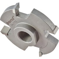 Silver Trend slotter cutter with 7mm kerf, M12mm bore, and three sharp cutting edges.