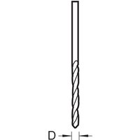 "Silver Trend Snappy 1/8 drill bit with spiral flutes and cylindrical shank, packaged individually."