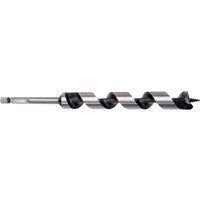 Trend Snappy auger bit, 13mm x 155mm, featuring a spiral design with a hex shank and sharp cutting edge.