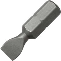 "Silver Trend Snappy slotted screwdriver bit with hexagonal shank and flat blade tip"