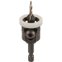 Black Trend Snappy drill countersink with silver bit and white depth stop ring.
