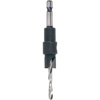 Black and silver Trend Snappy TCT counterbore drill bit with hex shank and spiral fluted tip.