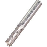 Solid carbide rasp router cutter with spiral flutes and silver finish, designed for precision woodworking tasks.