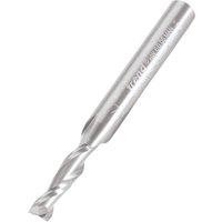 Silver Trend spiral up-cut router bit, 4.76mm diameter, with engraved branding on the shank.