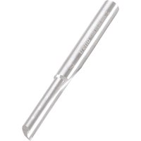 Silver Trend STC single flute router cutter with smooth cylindrical body and sharp cutting edge.