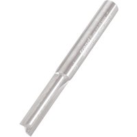Silver Trend STC Abs/Pvc two flute router cutter with cylindrical shank and engraved branding.