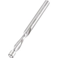 Silver Trend STC spiral downcut trimmer with bearing guide and left-hand twist design.