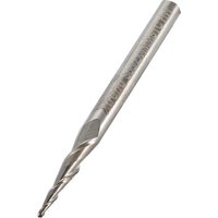 Silver Trend STC mini engraver with conical radius tip for wood and plastics, featuring a spiral flute design.