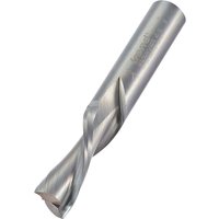 "Silver Trend STC spiral downcut left hand router cutter with twisted flutes and cylindrical shank"