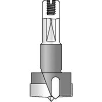 Trend TCT Cylinder Boring Bit, left hand rotation, silver with a cylindrical shank and sharp cutting edges.