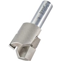 Silver Trend TCT Tapered Plug Cutter with cylindrical shank and sharp cutting edges for precise woodworking.