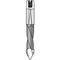 "Silver Trend TCT through drill, left hand rotation, with spiral flutes and threaded top for secure attachment"