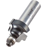 Trend TRADE RANGE Roman Ogee Router Cutter with silver cylindrical shank and black bearing-guided cutting edge