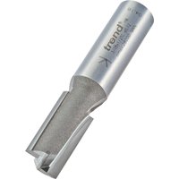 Silver Trend two flute cutter, 12.7mm diameter, with engraved branding and smooth cylindrical shank.