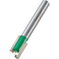 Silver Trend two flute cutter, 12mm diameter, with green accent and sharp cutting edges.