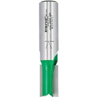 Silver Trend two flute cutter, 12mm diameter, with a green base and engraved text on the shaft.