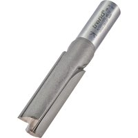 Silver Trend two flute cutter, 15.9mm diameter, cylindrical shank, engraved branding on top.