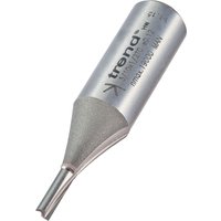 Silver Trend two flute cutter, 3.2mm diameter, with engraved branding on cylindrical shank.