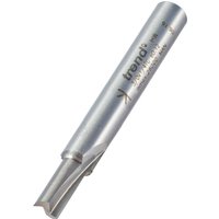 Silver Trend two flute cutter, 4.7mm diameter, cylindrical shank with engraved branding.