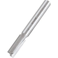Silver Trend two flute cutter, 7mm diameter, cylindrical shank, sharp cutting edges, engraved branding.