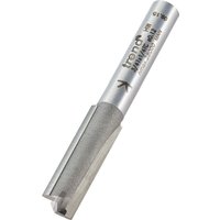 Silver Trend two flute cutter, 8mm diameter, with engraved branding and smooth cylindrical shank.